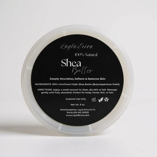 Layla Erica 100% Natural Shea Butter – deeply moisturizing skin care butter