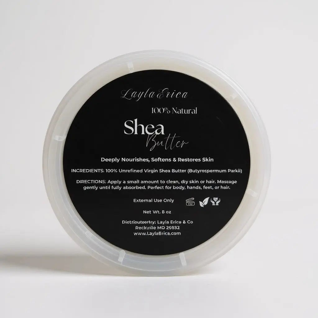 Layla Erica 100% Natural Shea Butter – deeply moisturizing skin care butter