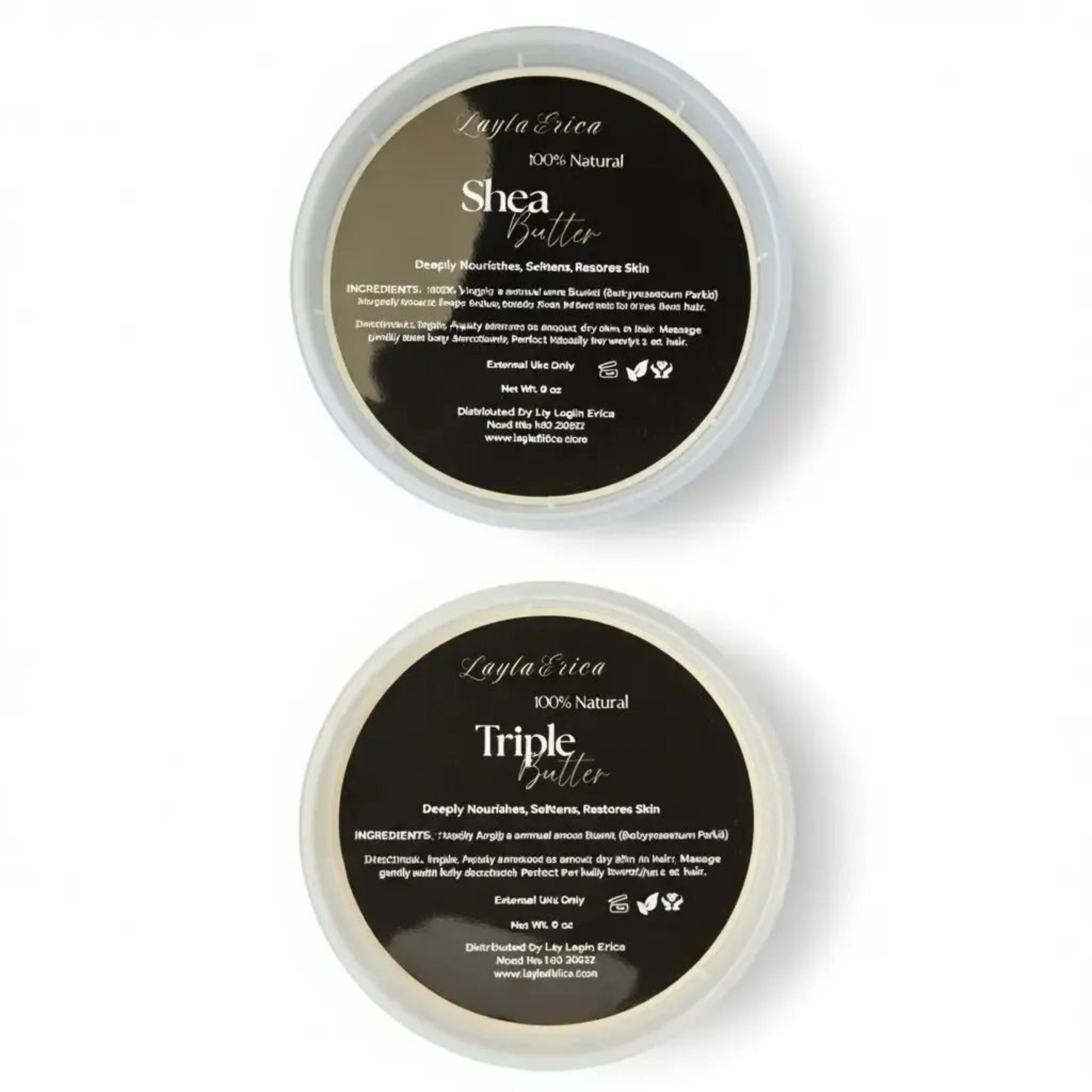 Layla Erica Shea and Triple Butter duo – moisturizing body care set