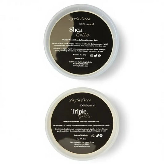 Layla Erica Shea and Triple Butter duo – moisturizing body care set